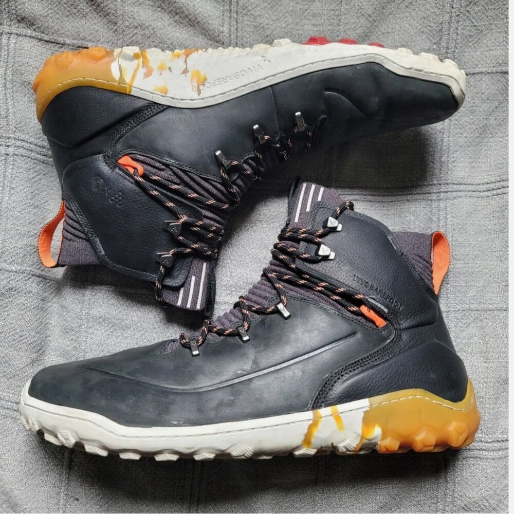 Vivobarefoot Tracker Decon FG2 Brown Black Outdoor Trail Hiking Boots Mens 49 15 - Picture 2 of 14